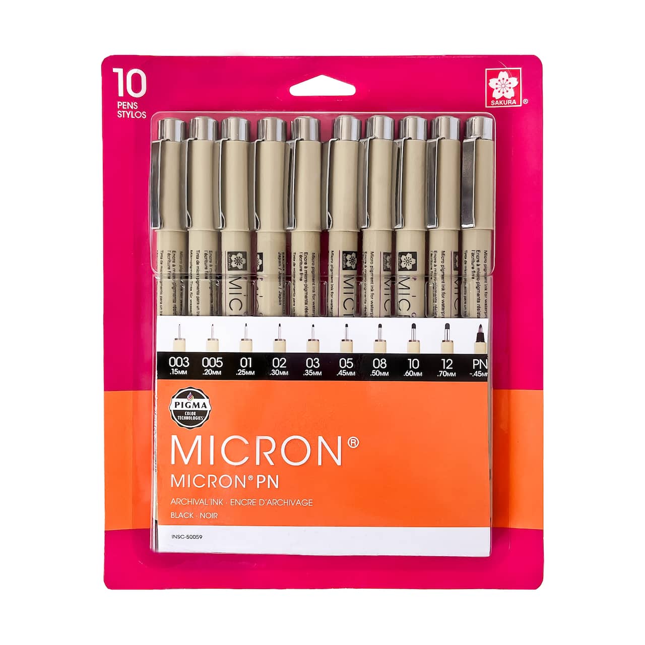 Micron® Black Archival Ink Pens, 10ct.